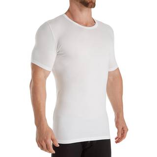 Zimmerli Herren T-Shirt weiß Viskose/Modal unifarben