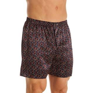 Zimmerli Herren Boxershort blau Seide Gemustert