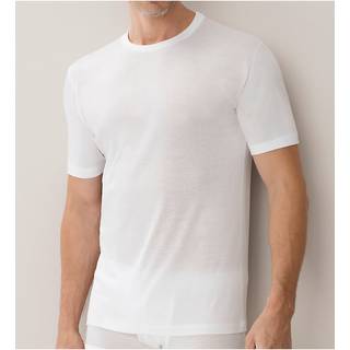 Zimmerli Herren T-Shirt weiß Merc. Baumwolle unifarben