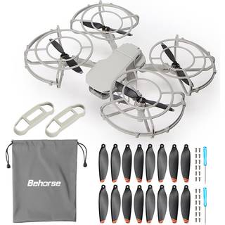 360 Mini 2 Propell Guard ? Lav-støjpropeller og hurtige frigivelsesblade Props Pair Propeller Holder til DJI Mini 2/Mini 2 SE/Mini SE/Mini 4K Dr