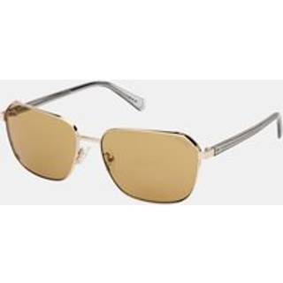 Guess Mand GU00117 32E Solbriller Metal Guld Brun Firkantet Normal