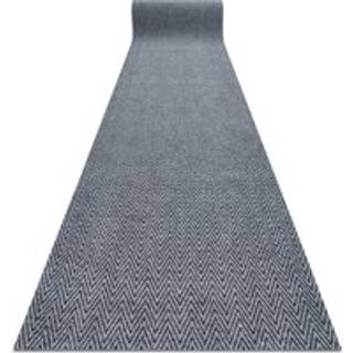 Visker skridsikker 100 cm MAGNUS 2954 Zigzag ekstern, intern, gummibelagt - grå 100x320 cm