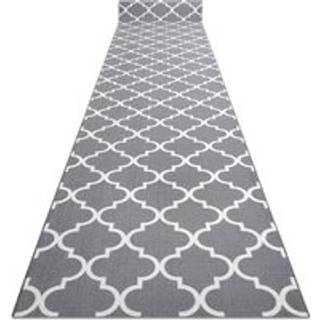 Gummibelægning 133 cm MAROKKANSK KLØVER grå TRELLIS 30352 133x280 cm