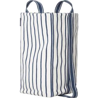 Lexington Vasketøjskurv 60x30 Cm Blå/hvid - Vasketøjskurve Genanvendt Bomuld - 12428008-5850-ONE