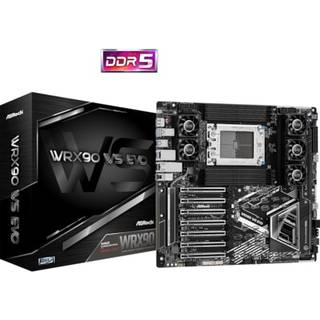 ASROCK WRX90 WS EVO - Bundkort - forlænget ATX / SSI EEB - Socket sTR5 - AMD WRX90 Chipset - USB 3.2 Gen 1, USB 3.2 Gen 2, USB4, USB-C 3.2 Gen 2x2 -