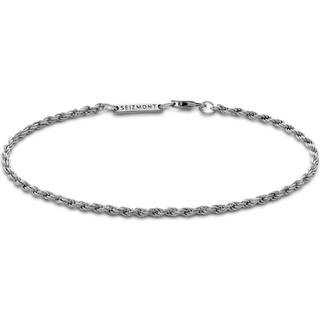 Argentia | 925s | 2 mm Rhodiumbelagt Sterlingsølv Rebkæde Armbånd