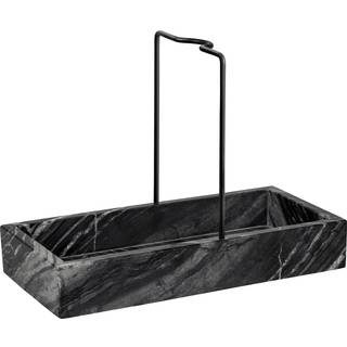 Mette Ditmer Marble opvaskesæt 12x23,5 cm Black-grey