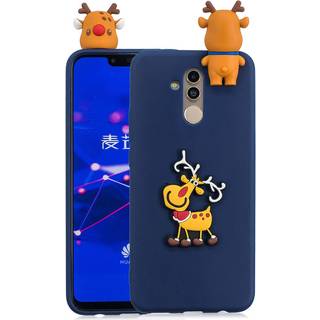 Huawei Mate 20 Lite beskyttelsesetui i silikone med 3D jule dekoration - Stil C