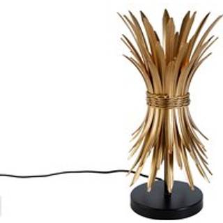 Art Deco Bordlampe Guld - Wesley