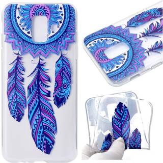 Samsung Galaxy A6 mobiletui i plastik og silikone med printet mønster - Drømmefanger