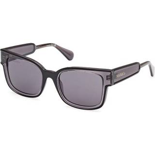 MAX&Co Kvinde MO0098 01A Solbriller Injiceret Sort Røg Firkantet Normal