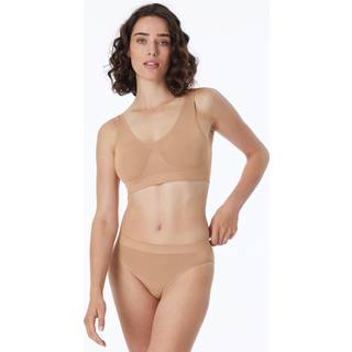 Schiesser Bustier Removable Pads Bra - Beige - XX-Large
