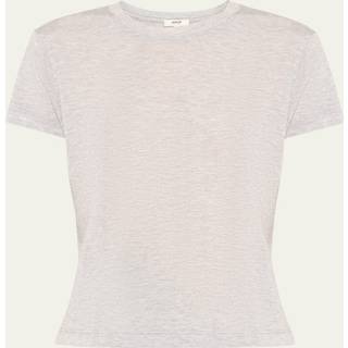 Agolde Adine cotton jersey T-shirt - grey - XL