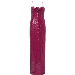 Rebecca Vallance Courtney sequined floral-appliquÃ© gown - pink - XXL