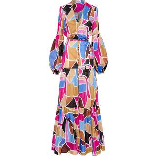 Rebecca Vallance Le Reve printed cotton maxi dress - multicoloured - XS