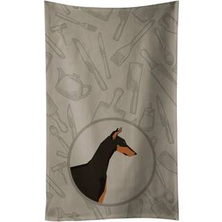 Caroline's Treasures CK2182KTWL Doberman Pinscher i køkkenet køkkenhåndklæde