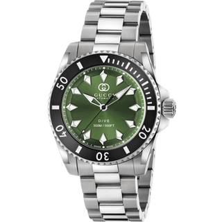 Gucci YA136363 Sølv Herre Mode Ur