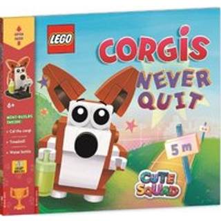 LEGO® Books: Cute Squad: Corgis Never Quit (with corgi mini-build and over 55 LEGO® elements)