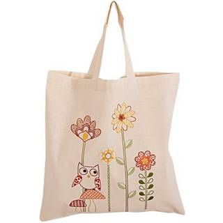 Stickpackung Tasche Eule mit Pilzen 38x45cm