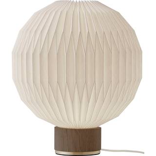 Le klint bordlampe model 375 røget eg medium papir skærm e27