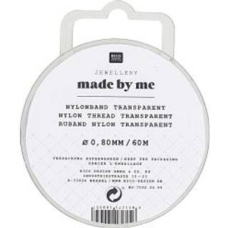 Nylonfaden transparent 0,8mm 60m - Transparent