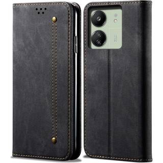SKALO Xiaomi Redmi 13C 4G Jeans Flip Cover - Sort