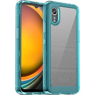 SKALO Samsung Xcover 7 Armor Hybrid Bumper Cover - Turkis