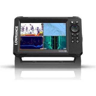 Plotter Lowrance Eagle, 7" + TripleShot-ekkolodstransducer (CHIRP, DownScan, SideScan & fast frekvens)