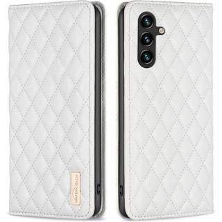 SKALO Samsung A15 4G BINFEN COLOR Big Wallet Quilted Flip Cover - Hvid