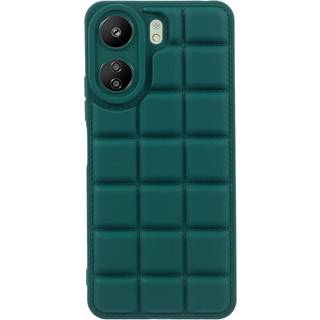 SKALO Xiaomi Redmi 13C 4G Puffer Bumper TPU-Cover - Grøn