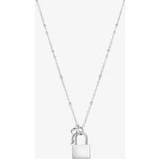 Nomination Semper Con Me Engravable Wind Rose Lock Necklace - Silver - 42cm