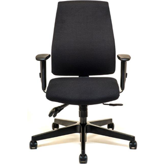 Interstuhl 16GD2  kontorstol med armlæn sort