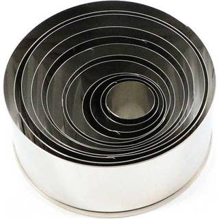 Udstikkersæt: Runde former - 12 dele, ideel til kagebagning