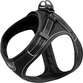 Rufus Blød Sele Sort - S