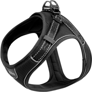 Rufus Blød Sele Sort - XS