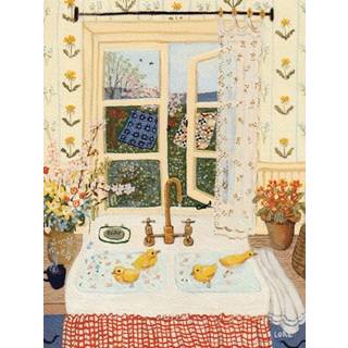 New York Puzzle Company - Lor? Pemberton Forget-Me-Not Spring-1000 Piece Jigsaw Puzzle för vuxna av Lor? Pemberton