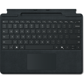 Microsoft Surface Pro Signature Keyboard - keyboard - with accelerometer trackpad Surface Slim Pen 2 storage and charging tray - QWERTY - UK - black Input Device - Tastatur - Engelsk - UK - Sort