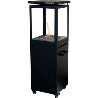 Muztag Murcia terrassevarmer til gas, sort