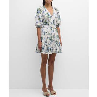 Veronica Beard Dewey cotton minidress - white - 4 XS