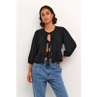 Kaffe KAsilja Bluse - Sort - Str 34 - Damer