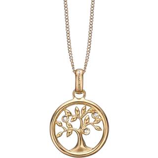 Christina Collect - TREE OF LIFE vedhæng m. topas i forgyldt sølv*
