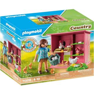 Playmobil Country - Høne med kyllinger - Fra 4 år