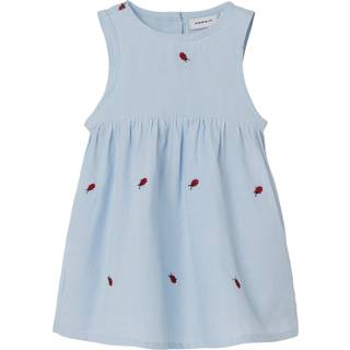 Name It Chambray Blue Mariehøns Spencer Kjole