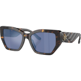 Tory Burch TY7187U 19441U 53 Solbriller Kvinder Tortoiseshell - Dark Tortoise - 53mm