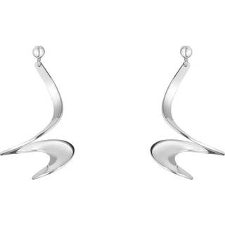 Georg Jensen Möbius øreringe, sterlingsølv