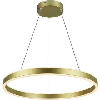 SLV One 60 LED-pendel, CCT, messing, Ø 60 cm