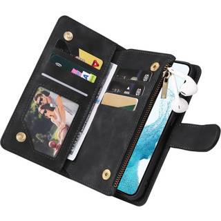 Samsung S23 Plus multifunktionelt pung etui Lynlås 8-lomme
