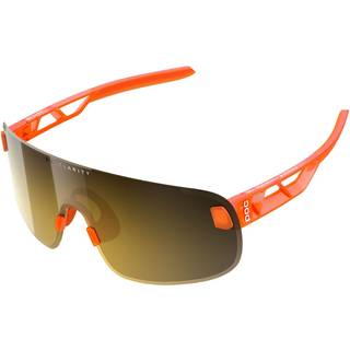 POC Elicit Fluo. Orange Translucent Solbriller - Uni - clarity rd/prtly sny gld