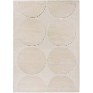 Marimekko Isot Kivet uldtæppe Natural White, 140x200 cm