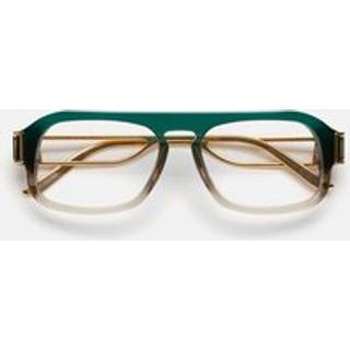 Marni Unisex GFY Burullus Optical Green Fade Optiske stel Acetat Grøn Firkantet